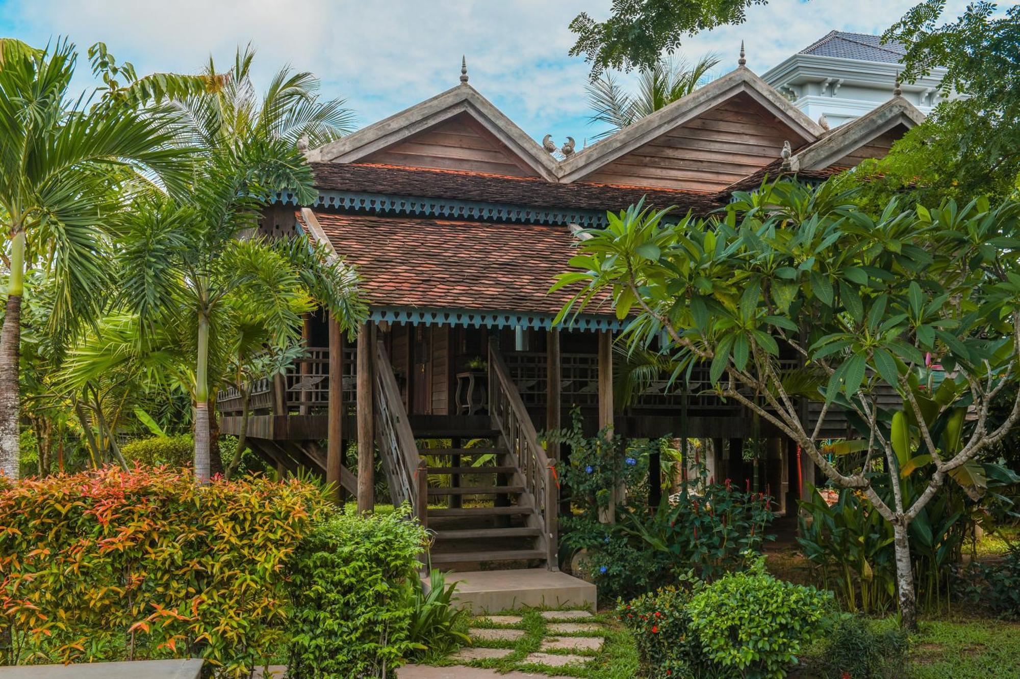 Phum Khmer Lodge - Village Cambodian Eco-Lodge เสียมราฐ ภายนอก รูปภาพ