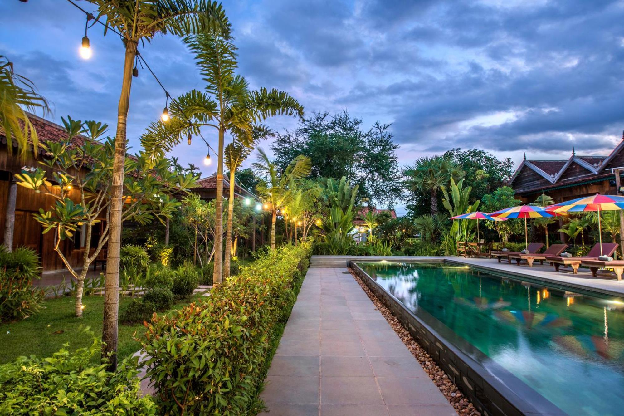 Phum Khmer Lodge - Village Cambodian Eco-Lodge เสียมราฐ ภายนอก รูปภาพ
