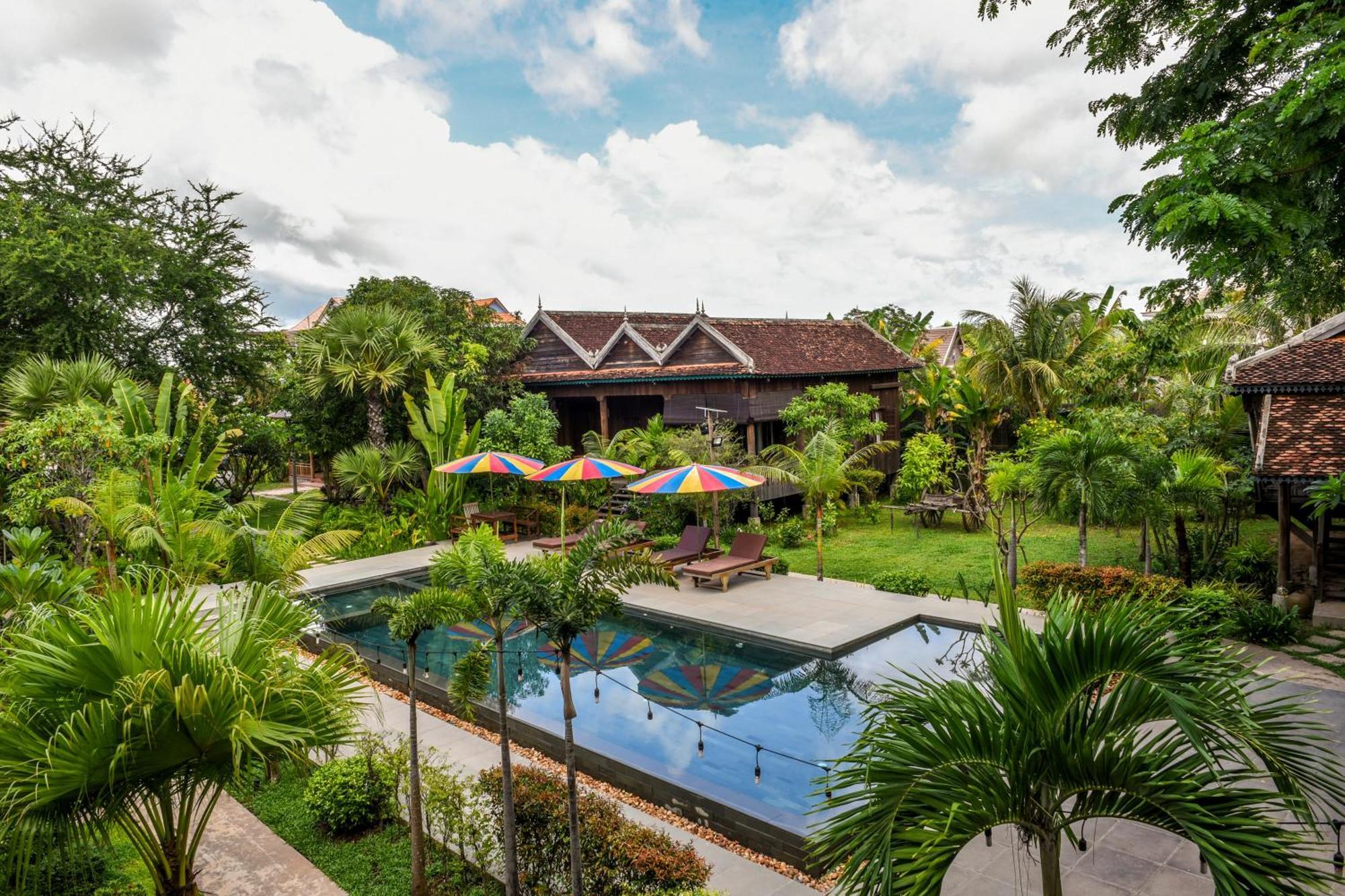 Phum Khmer Lodge - Village Cambodian Eco-Lodge เสียมราฐ ภายนอก รูปภาพ