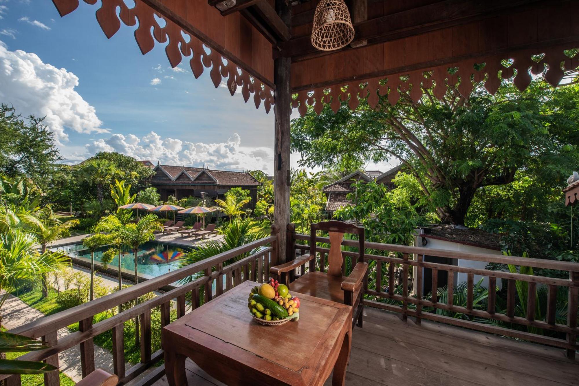 Phum Khmer Lodge - Village Cambodian Eco-Lodge เสียมราฐ ภายนอก รูปภาพ