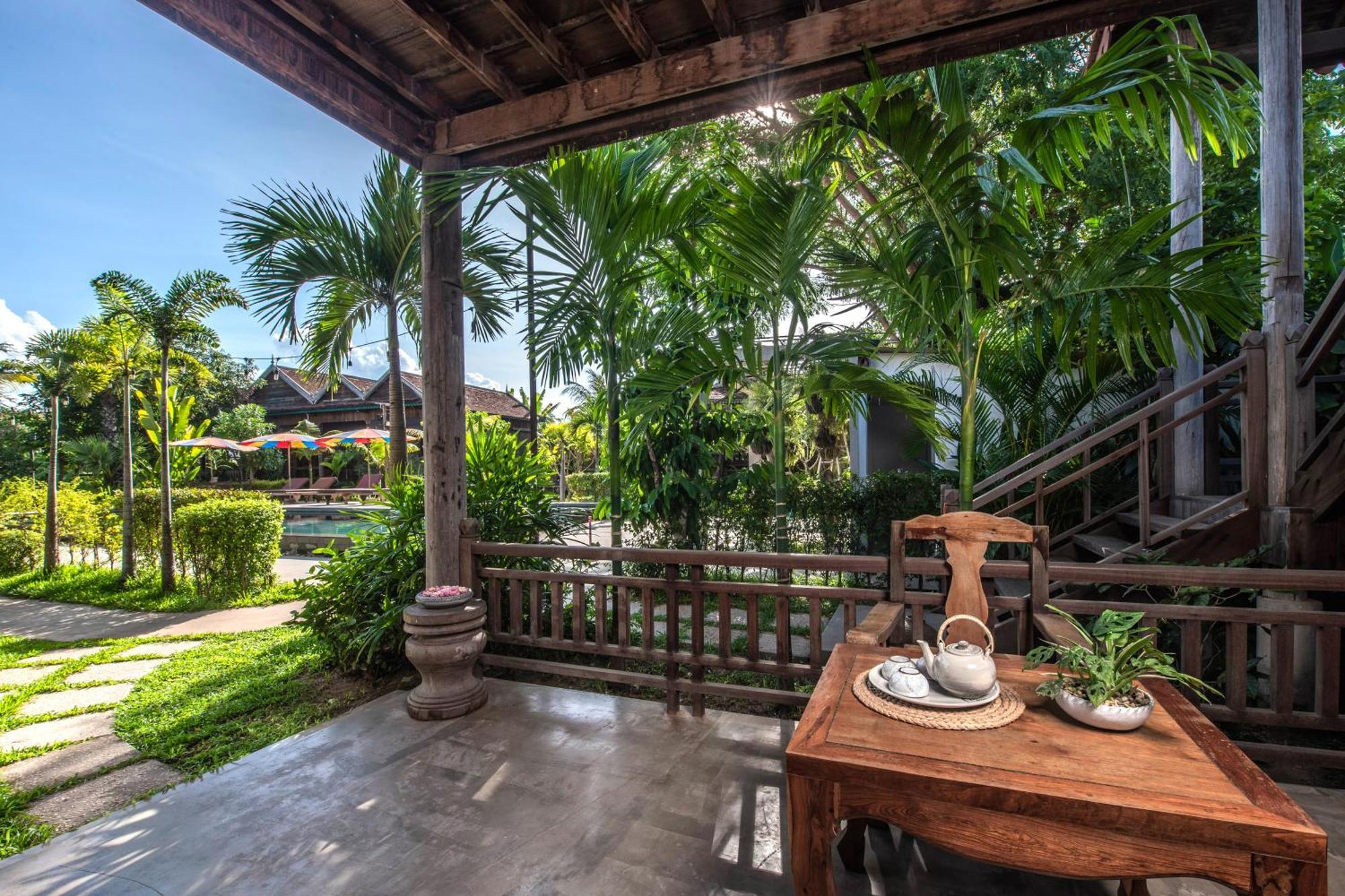 Phum Khmer Lodge - Village Cambodian Eco-Lodge เสียมราฐ ภายนอก รูปภาพ
