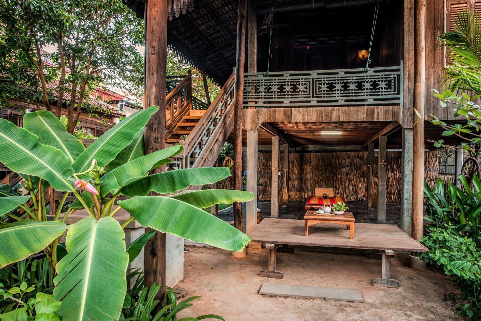 Phum Khmer Lodge - Village Cambodian Eco-Lodge เสียมราฐ ภายนอก รูปภาพ
