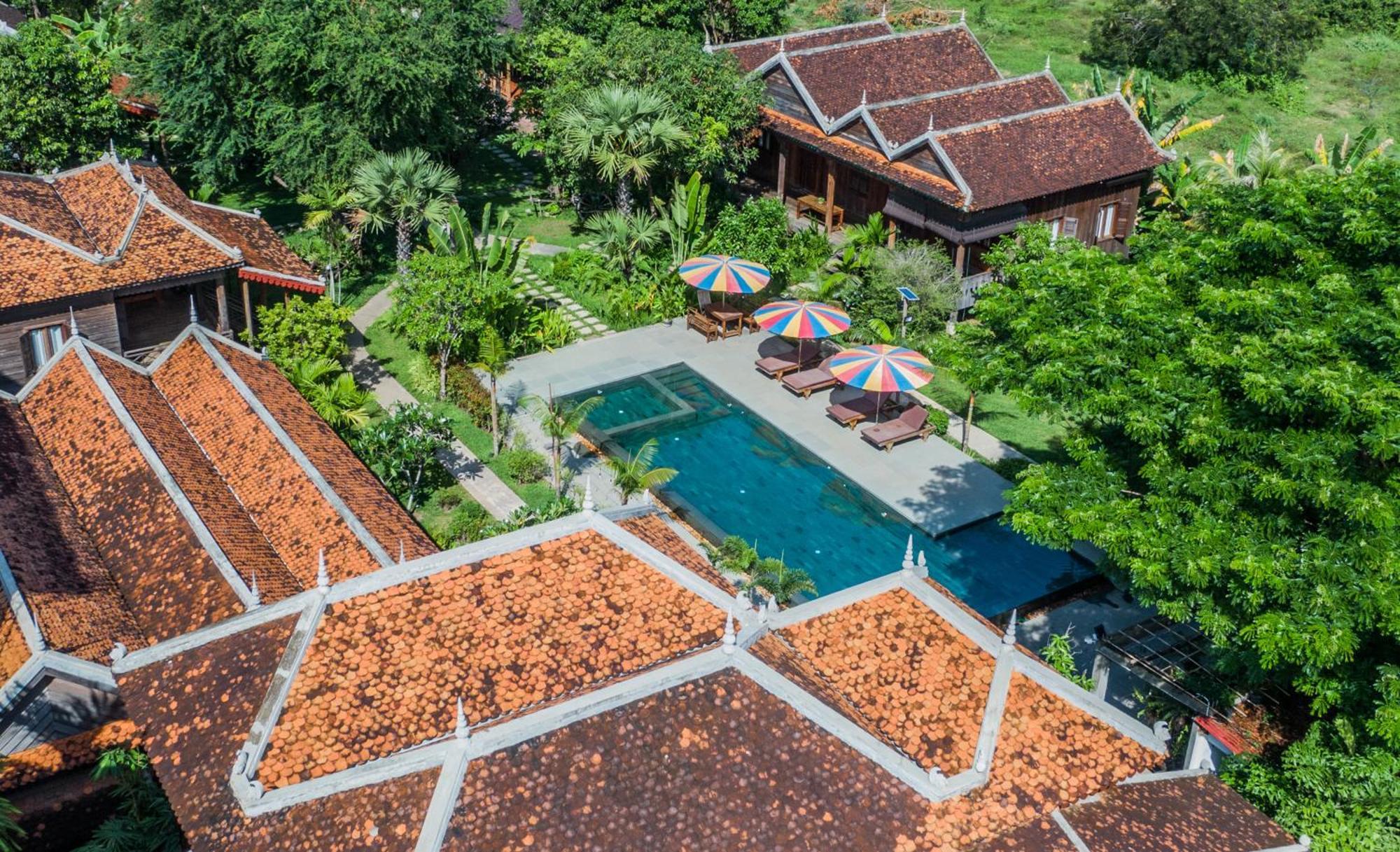 Phum Khmer Lodge - Village Cambodian Eco-Lodge เสียมราฐ ภายนอก รูปภาพ