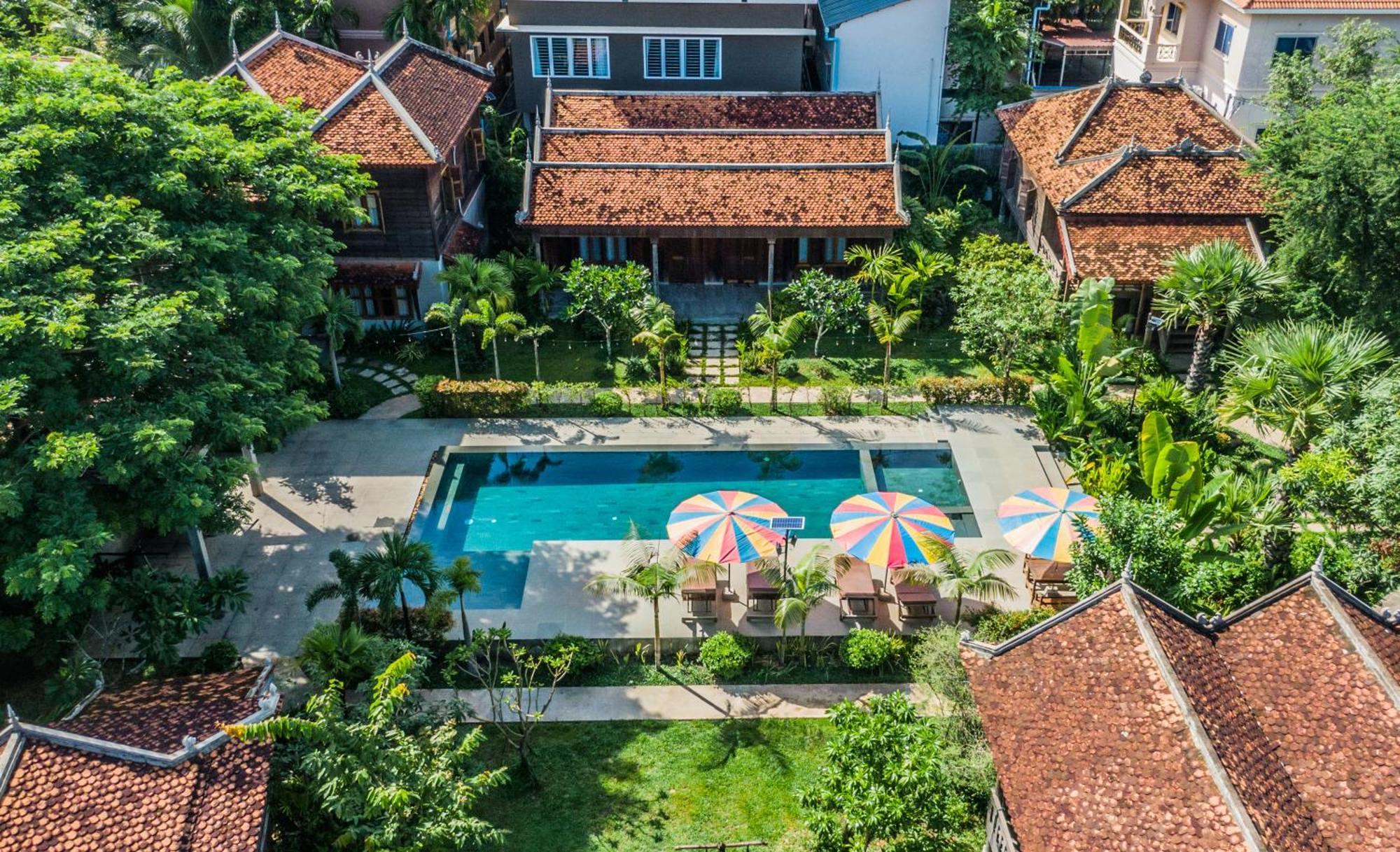 Phum Khmer Lodge - Village Cambodian Eco-Lodge เสียมราฐ ภายนอก รูปภาพ